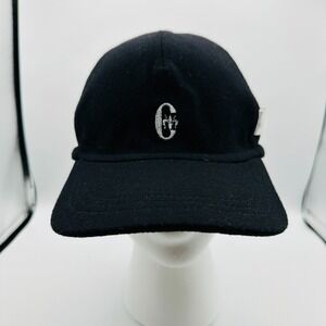 Conte Florence Hat Cap 60 Black Wool Earflap Baseball Italy Sporty Luxury